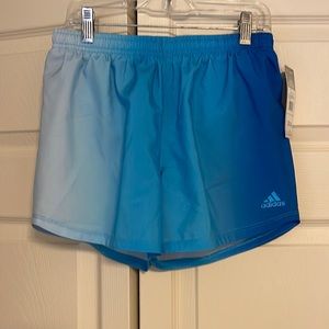 Adidas lined shorts girls L 14 NWT